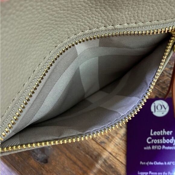 Leather crossbody bag, Joy Mangano - Picture 5 of 5